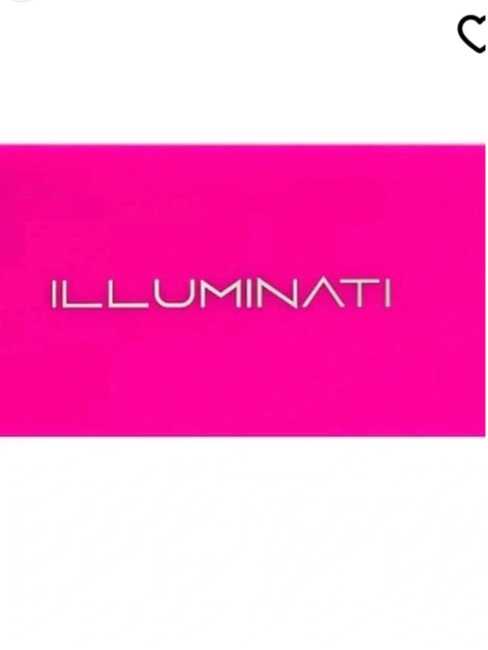 ILLUMINATI Sparkle and Shine Eyeshadow Palette - Pink Multi Shades NEW PC